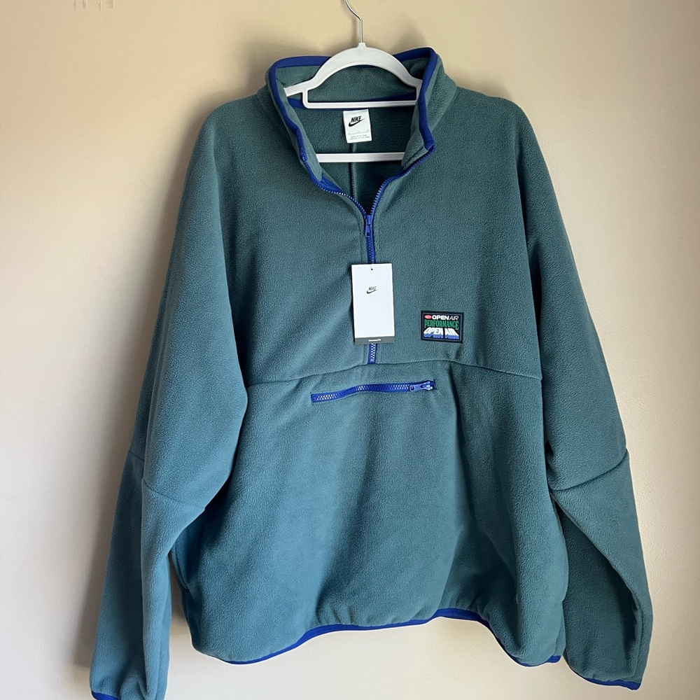 Nike Blue Zip Up Fleece